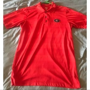 Men’s Red Georgia Bulldogs Polo Shirt